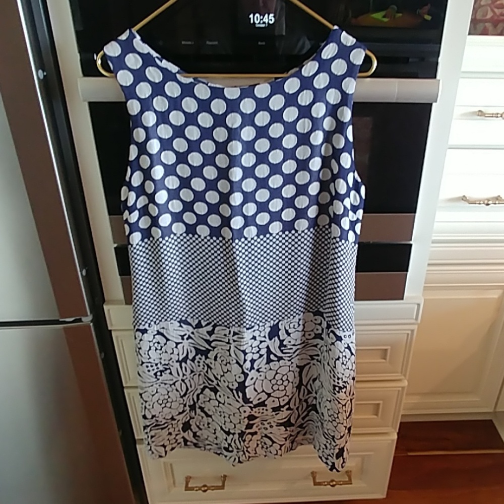 Multi colored dress viscose and acetate